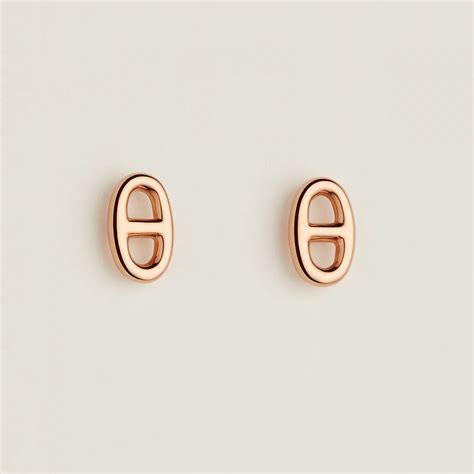 boucle d'oreille hermes chaine d'ancre portee|Boucles d'oreilles Chaîne d'Ancre, petit modèle .